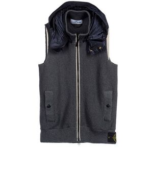Stone Island Waistcoat with  FOLDED WIND RESISTANT JACKET IN COLLAR 5815549D1